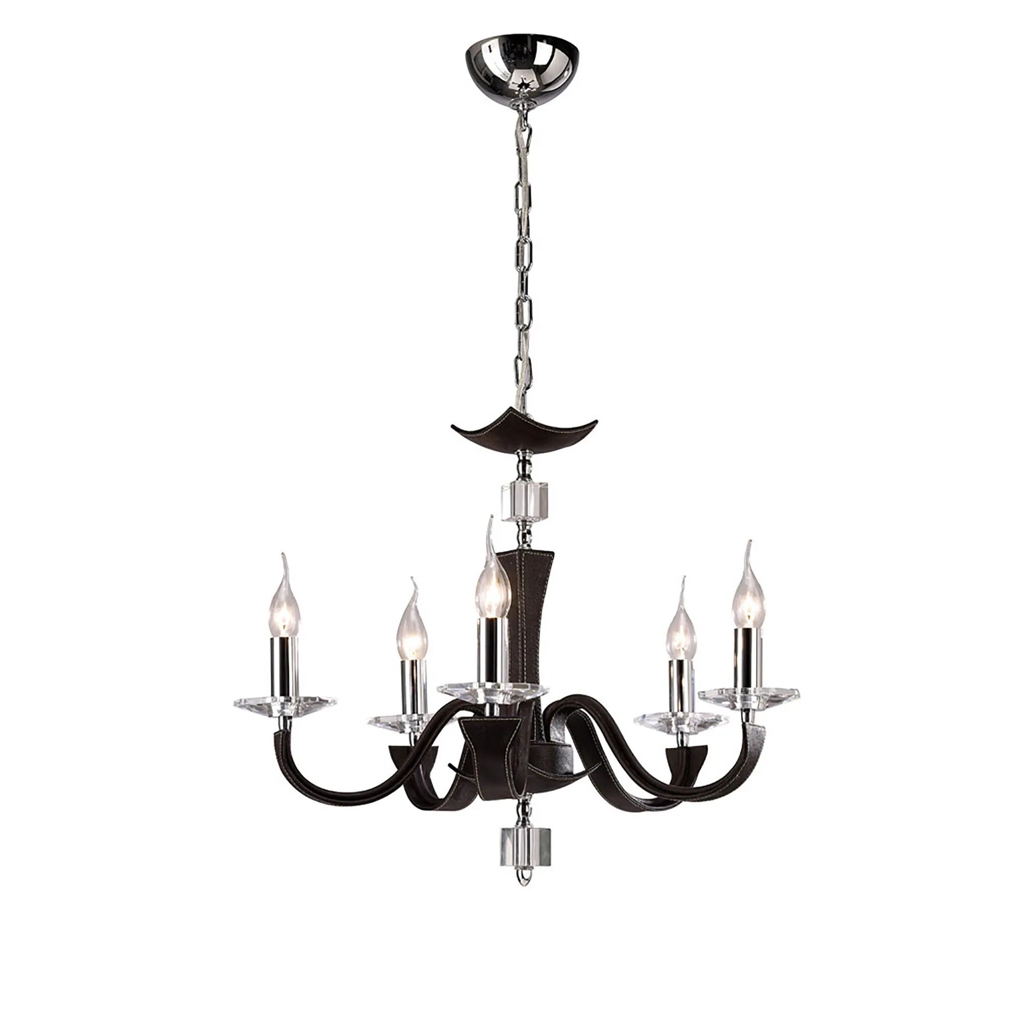 IL31045  Nardini Crystal Pendant 5 Light